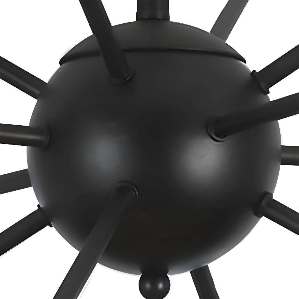 12-Bulbs Iron Satellite Chandelier details 1 | Sofary Lighting