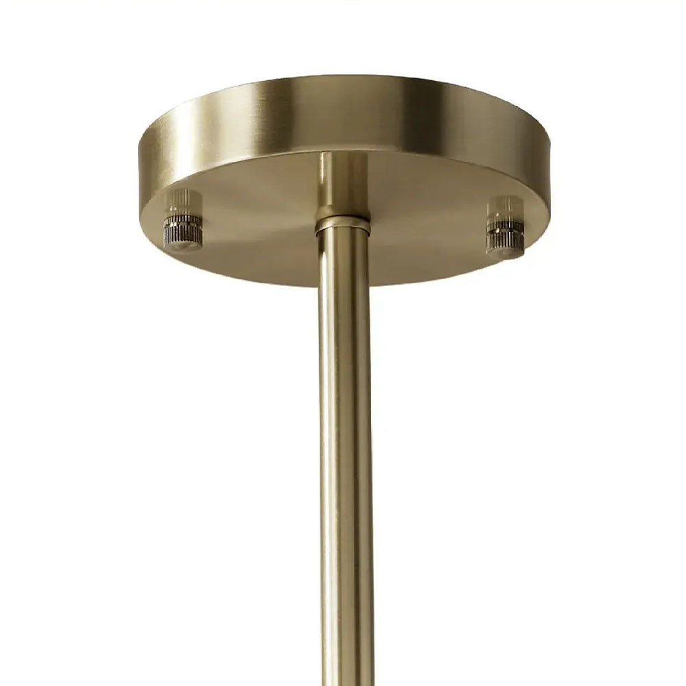 Cloud Glass 6-Light Chandelier - Modern Industrial Design - Details