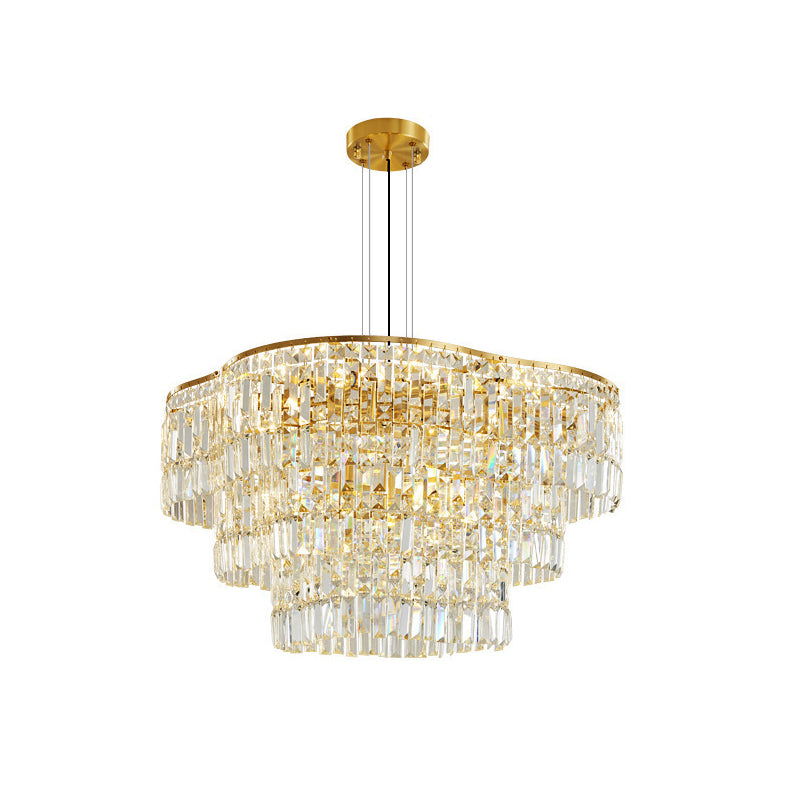 Modern Luxury Gold Crystal Chandelier | Sofary