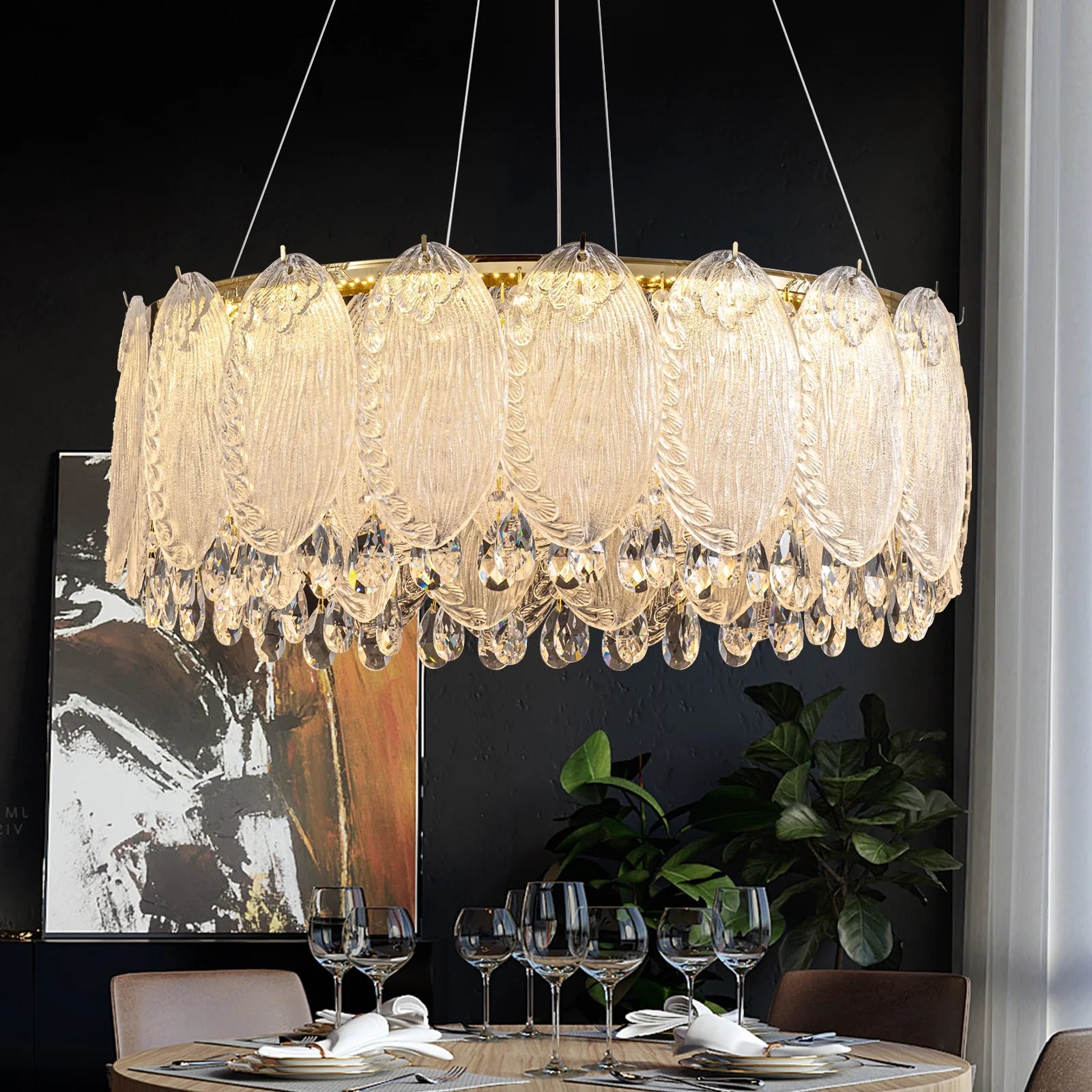 luxe-crystal-glass-round-chandelier-ch344-sofary-lighting