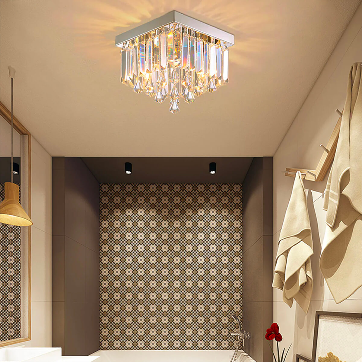 Modern Design Crystal Chandelier Ceiling Light