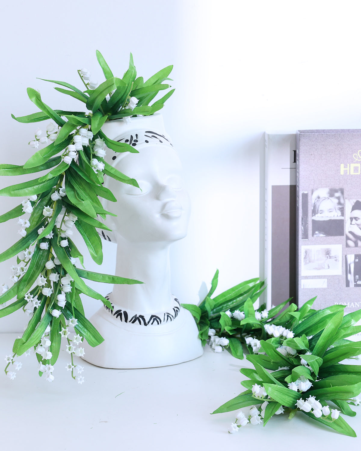 Artificial Lily Of The Valley Flowers Garland - 60" Tall