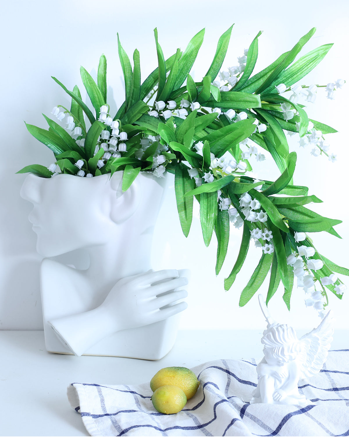 Artificial Lily Of The Valley Flowers Garland - 60" Tall