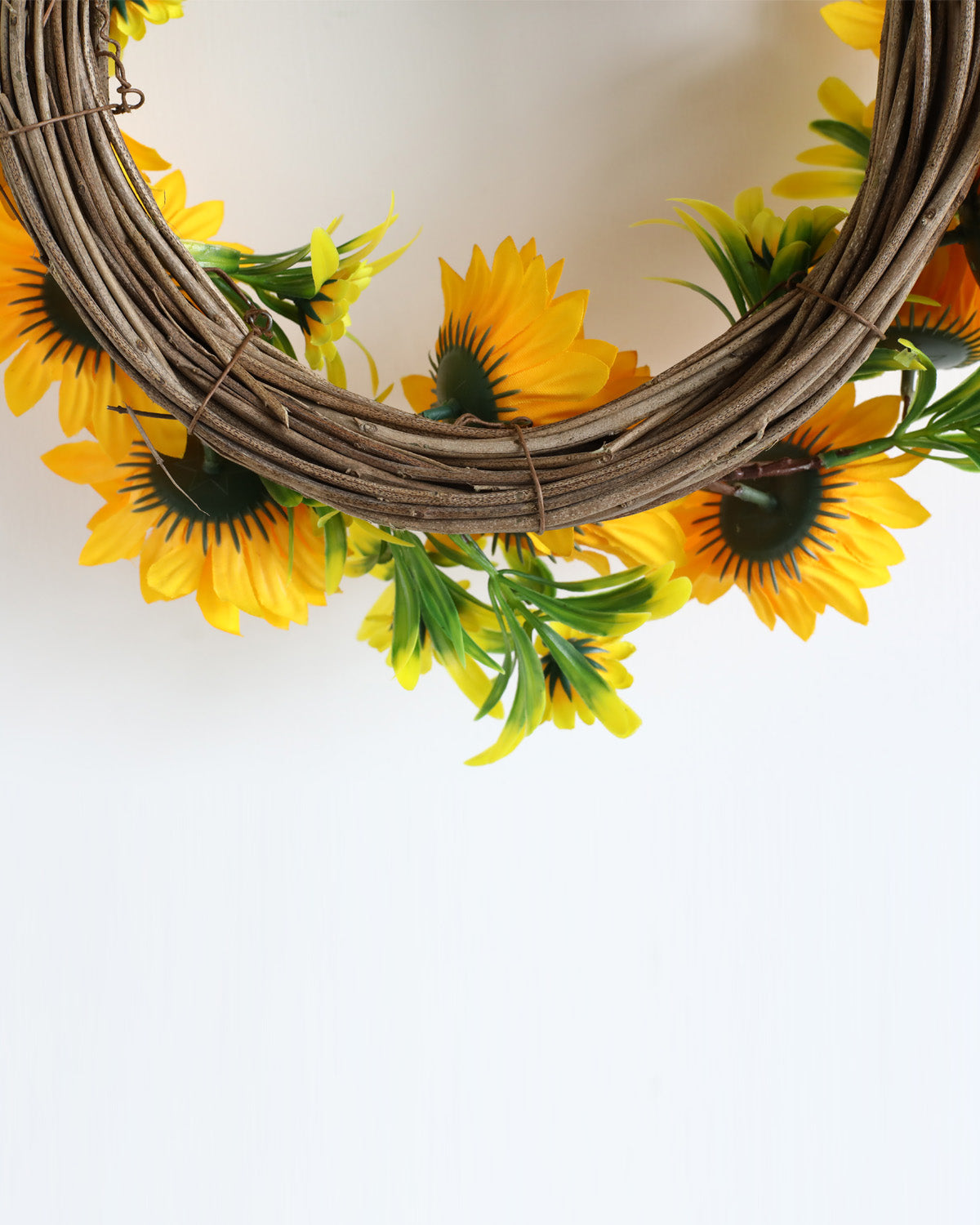 Small Grapevine Sunflower Wreath