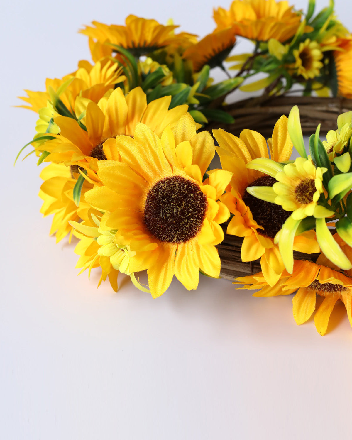 Grapevine Sunflower Wreath