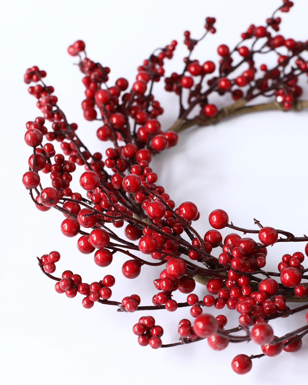 Waterproof Red Berry Wreath Outdoor