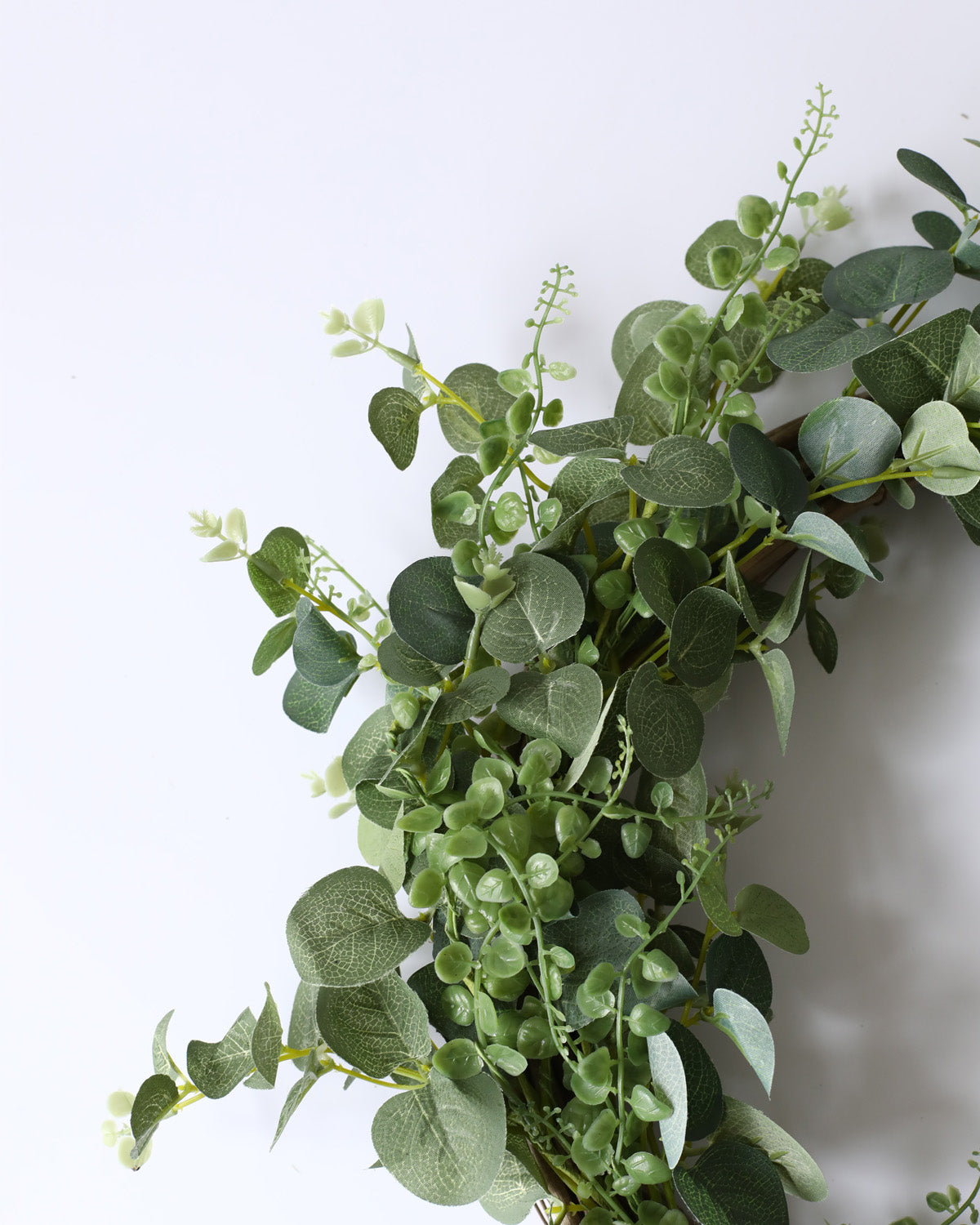Mixed Green Eucalyptus Wreath Outdoor