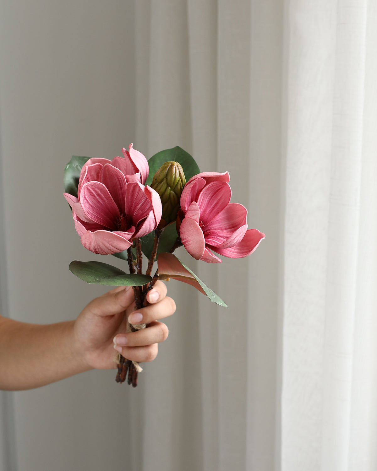 Artificial Magnolia Flowers Bulk