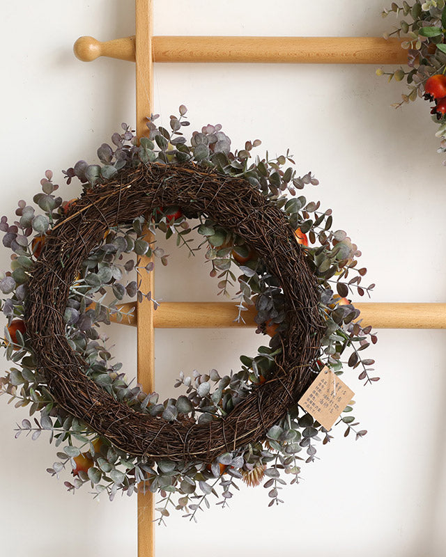 Waterproof Farmhouse Fall Wreath Outdoor