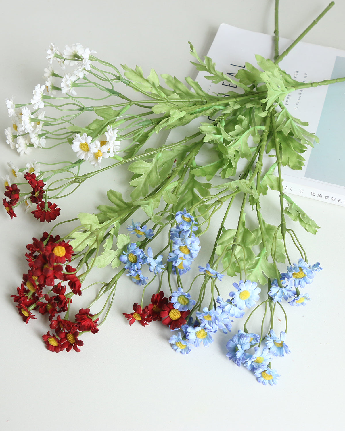 Artificial Daisy Flowers Spray Branch