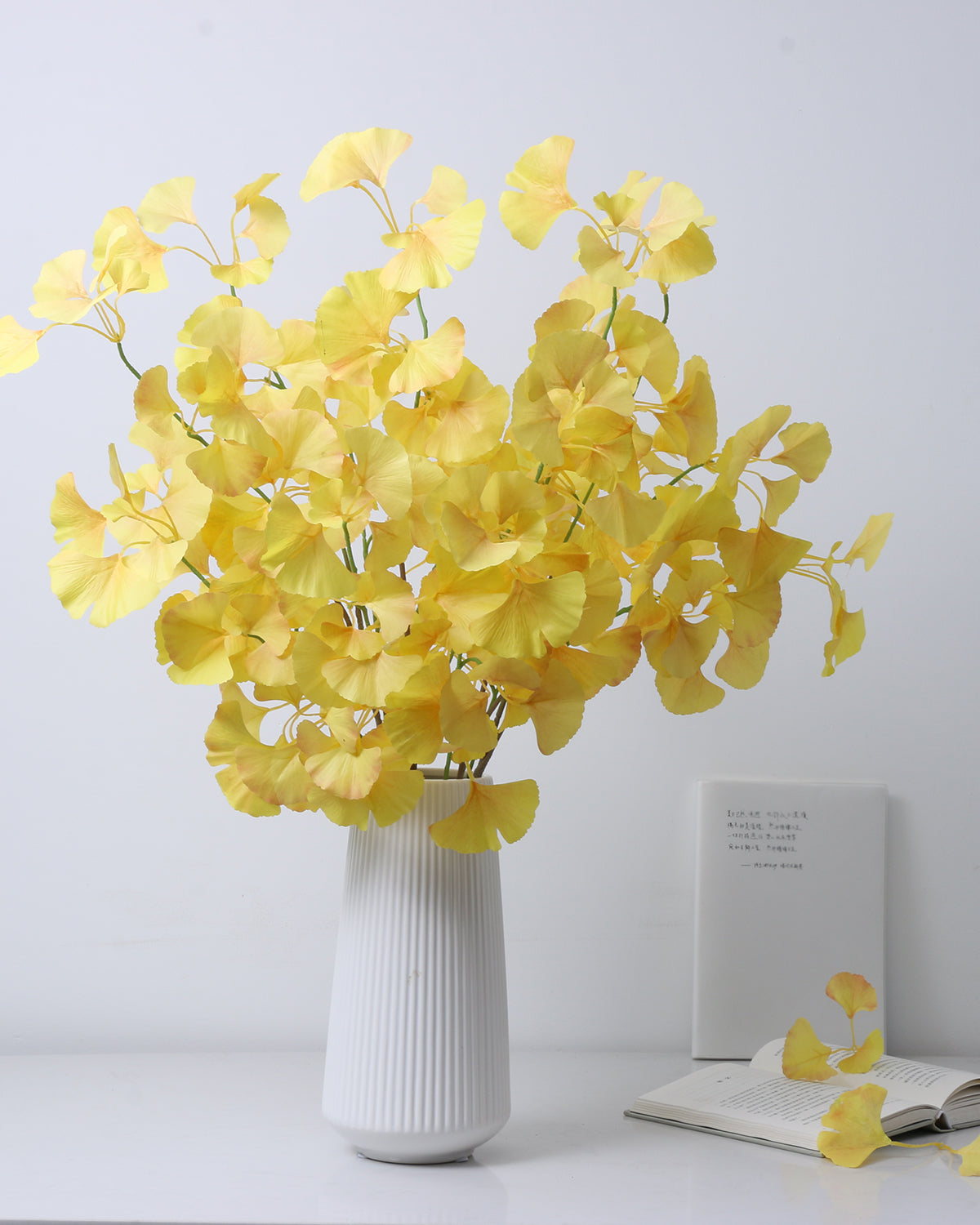 Artificial Ginkgo Biloba Long Branch AfloralDecor afloraldecor