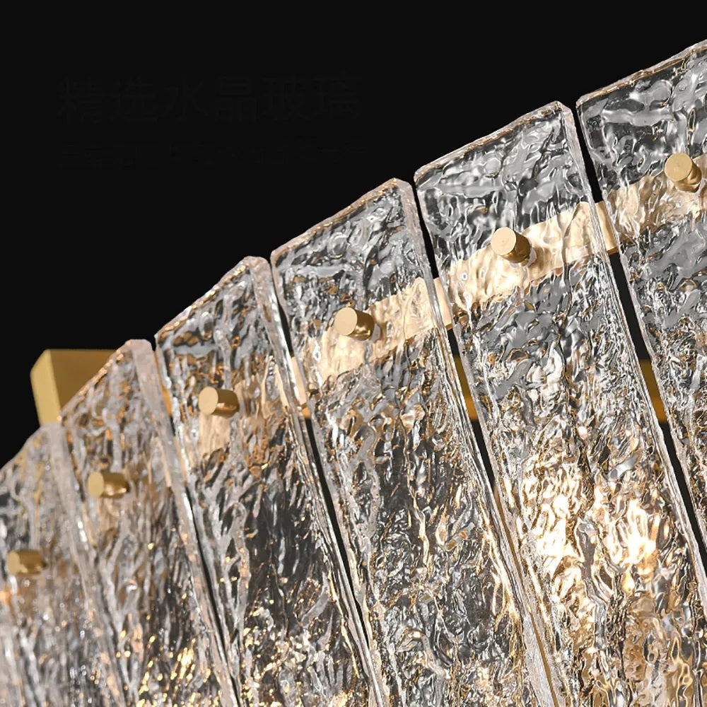 Round Brass Drum Adjustable Chandelier - Details