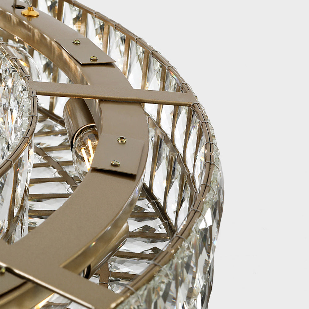 Light Luxuxry Style Crystal Chandelier for Living Room -detail