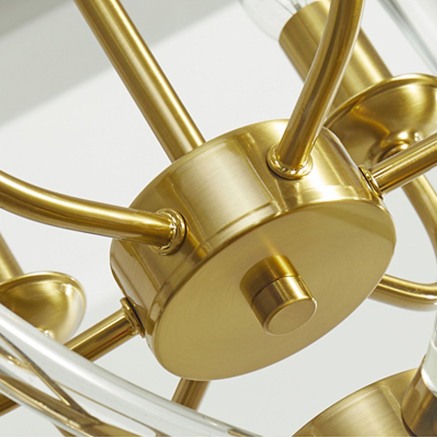 Glass Gold Orb Chandelier - Detail | Sofary 