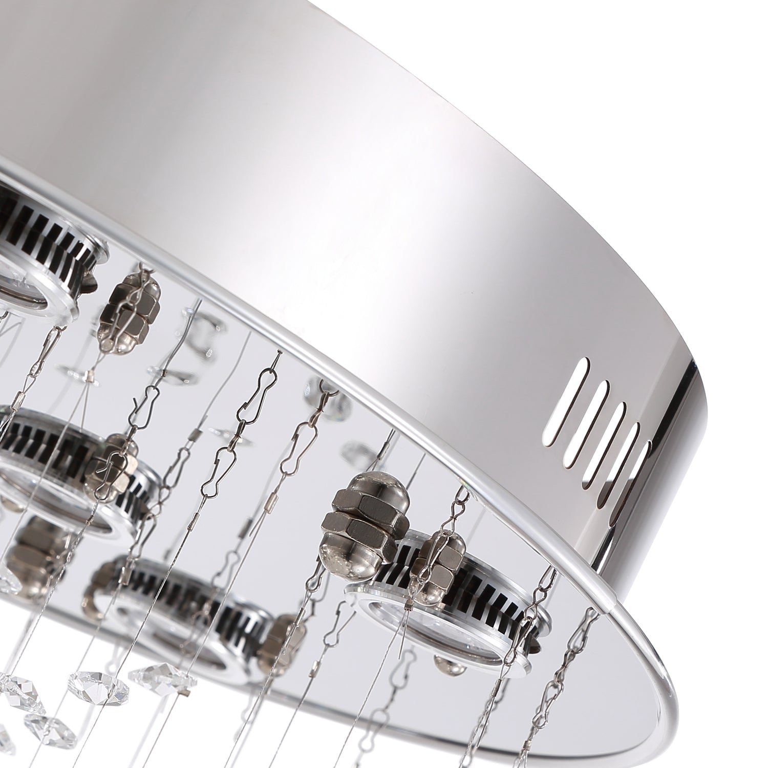 Modern Flush Mount Crystal Chandelier - Fruit  Shaped Ceiling Light