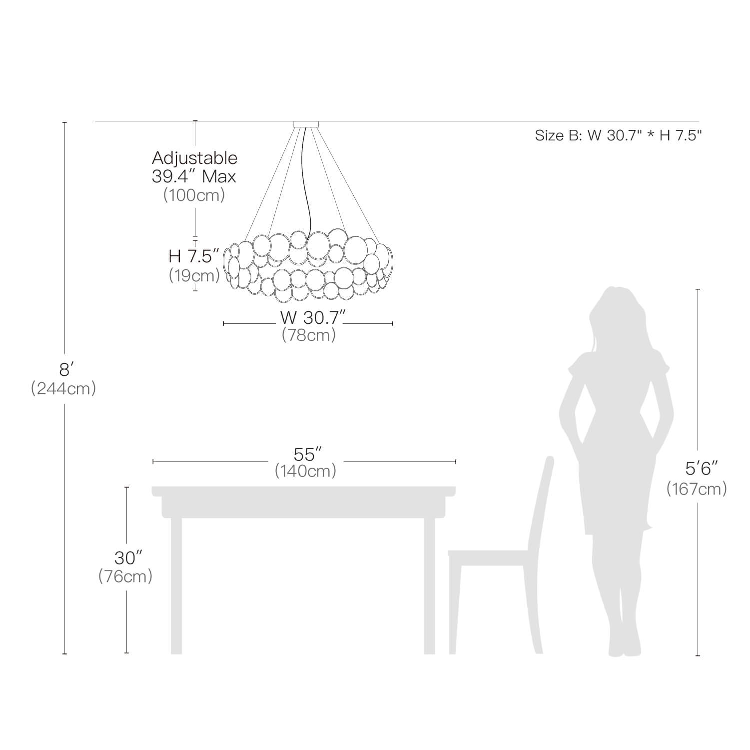 unique-design-crystal-chrome-chandelier-pendant light | Sofary