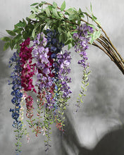 Load image into Gallery viewer, Silk Hanging Wisteria Wedding

