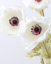 Load image into Gallery viewer, Real Touch White Anemone Flowers
