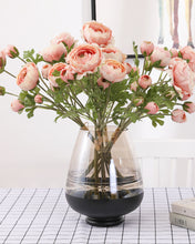Load image into Gallery viewer, Silk Persian Buttercup Flowers Peach
