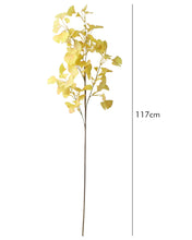 Load image into Gallery viewer, Realistic Faux Ginkgo Biloba Branch
