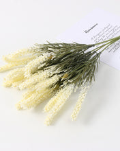 Load image into Gallery viewer, Artificial Millet Heather Bush Ivory White
