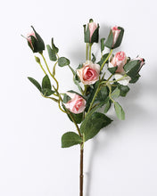 Load image into Gallery viewer, Artificial Silk Wild Rose Spray Blush Pink
