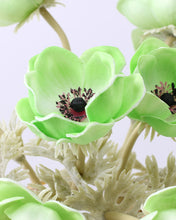 Load image into Gallery viewer, Real Touch Green Anemone Flowers
