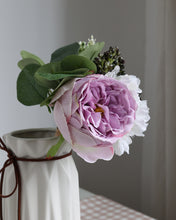 Load image into Gallery viewer, Fake Multiflora Rose Bouquet Violet
