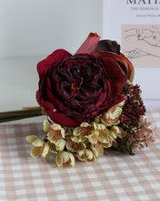 Load image into Gallery viewer, Artificial Multiflora Rose Burgundy
