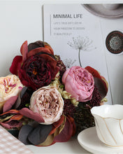 Load image into Gallery viewer, Faux Fall Multiflora Rose Bouquet 

