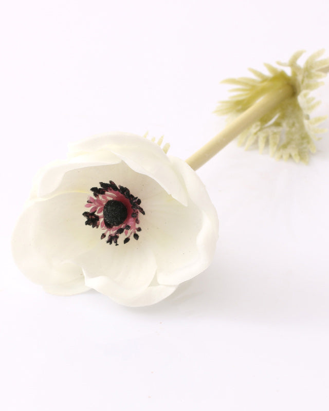 Real Touch White Anemone Flowers