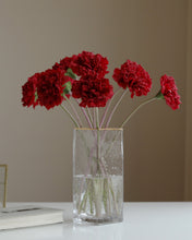 Load image into Gallery viewer, Silk Real Touch Carnations Red in Bulk
