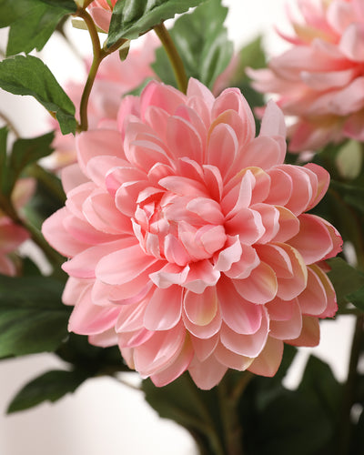 Pink Dahlia Artificial Flowers