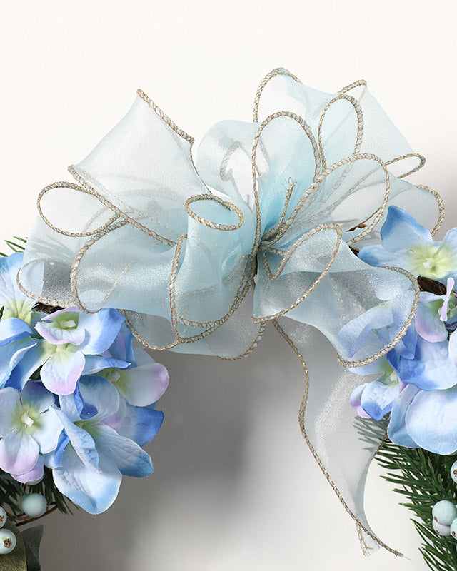 Waterproof Pine Hydrangea Snowberry Wreath