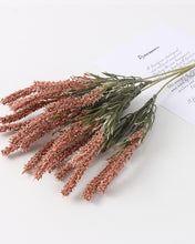 Load image into Gallery viewer, Artificial Millet Heather Bush Pink Brown
