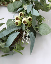 Load image into Gallery viewer, Eucalyptus &amp; Berry Twig Wreath
