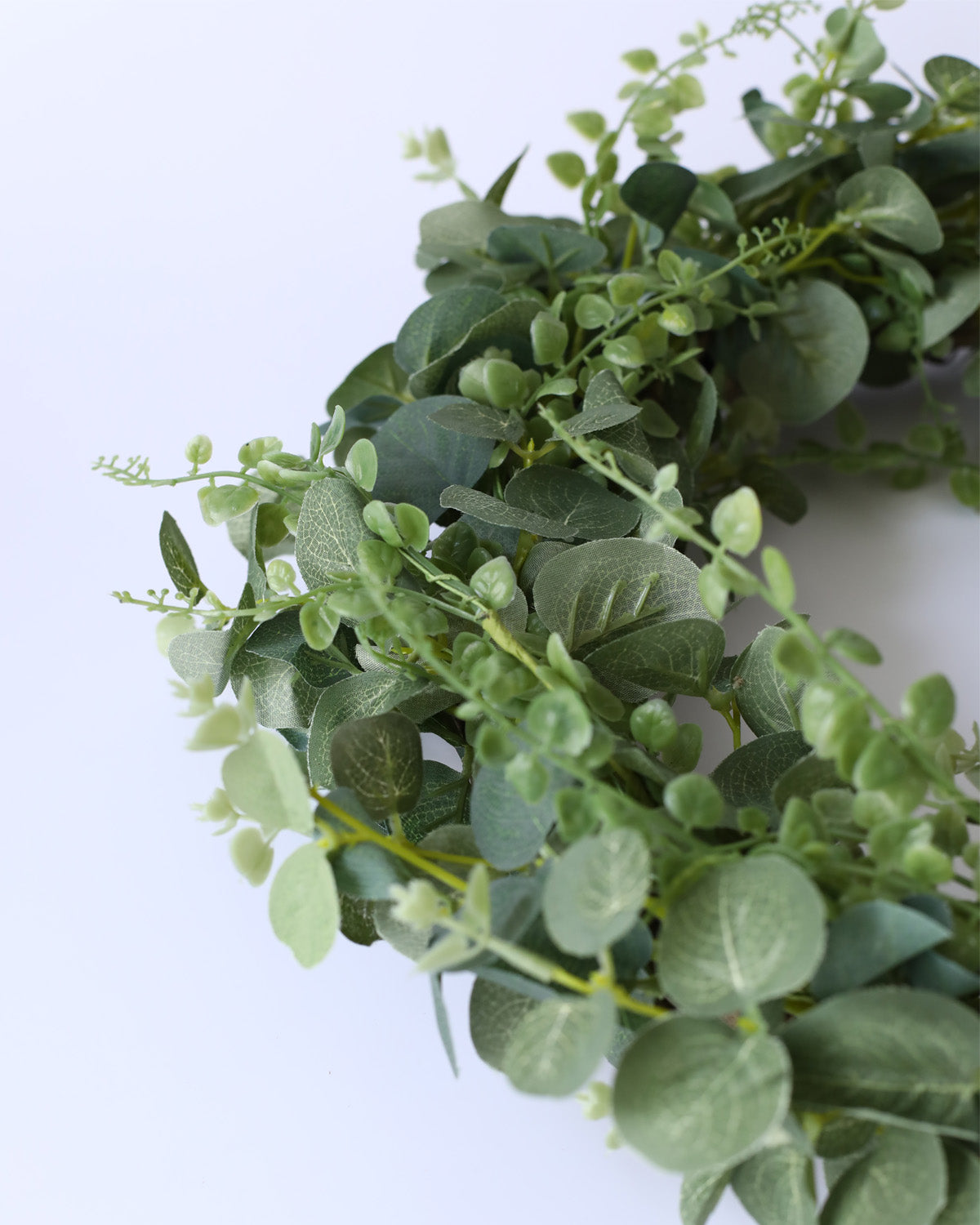 Artificial Green Eucalyptus Wreath