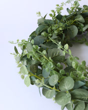 Load image into Gallery viewer, Artificial Green Eucalyptus Wreath
