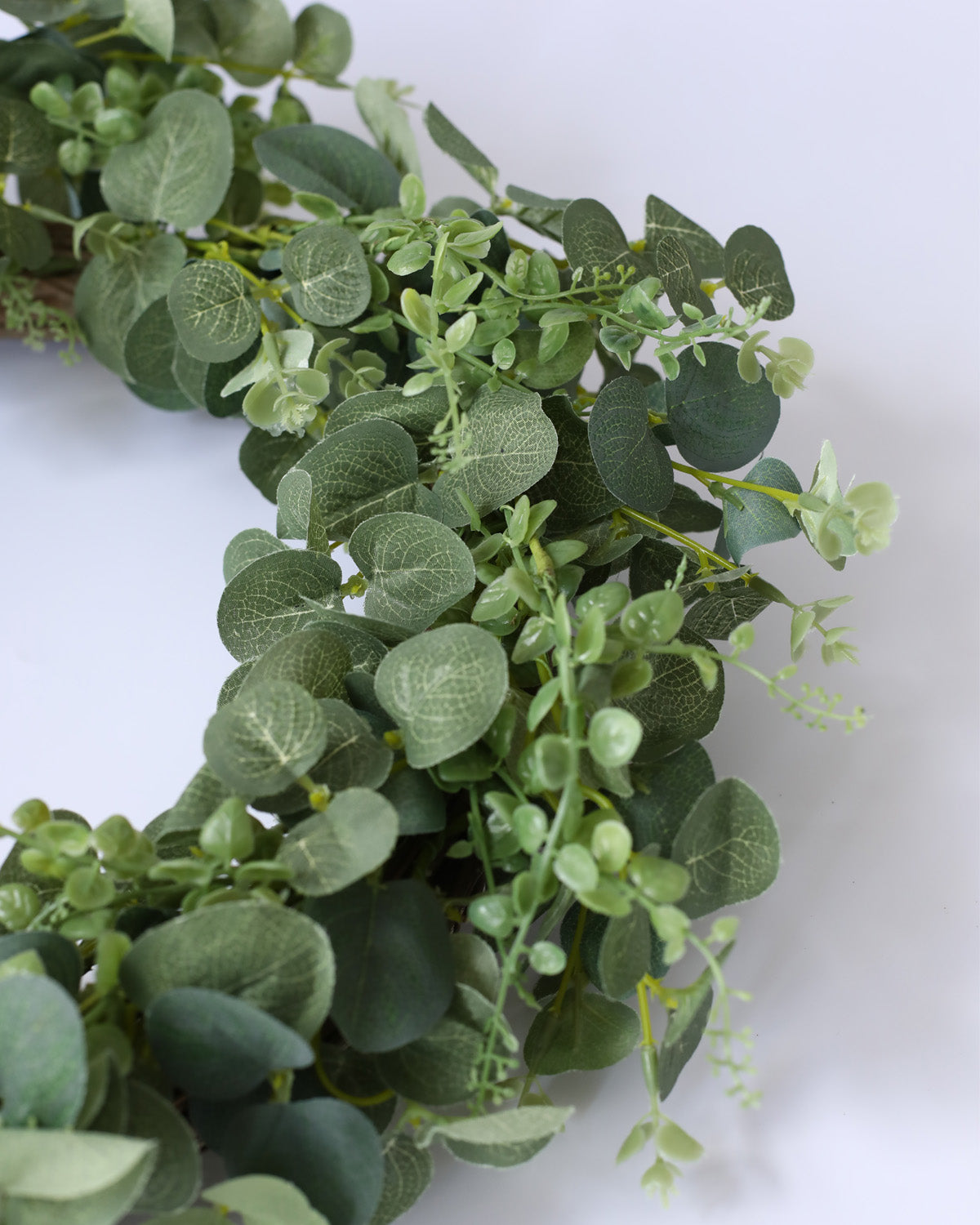 Waterproof Mixed Green Eucalyptus Wreath
