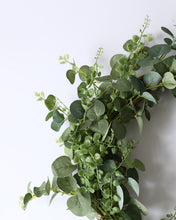 Load image into Gallery viewer, Mixed Green Eucalyptus Wreath Outdoor
