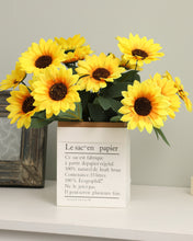 Load image into Gallery viewer, Artificial Sunflower Bush - 14.96&quot; Tall
