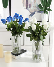 Load image into Gallery viewer, Best Real Touch Blue White Rose Stem
