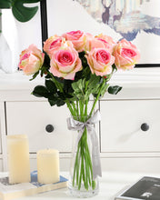 Load image into Gallery viewer, Artificial Rose Stems Pink Cream
