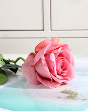 Load image into Gallery viewer, Artificial Pink Velvet Rose Stems Bulk
