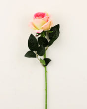 Load image into Gallery viewer, Velvet Rose Stem With Leaves
