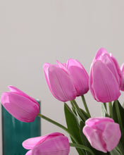 Load image into Gallery viewer, Real Touch Artificial Silk Tulips Pink
