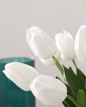 Load image into Gallery viewer, Real Touch Silk Faux White Tulips
