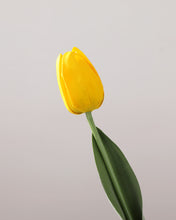 Load image into Gallery viewer, Real Touch Silk Yellow Tulip Long Stem
