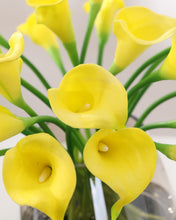 Load image into Gallery viewer, Yellow Calla Lily Artificial
