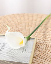 Load image into Gallery viewer, Artificial White Calla Lily Stem
